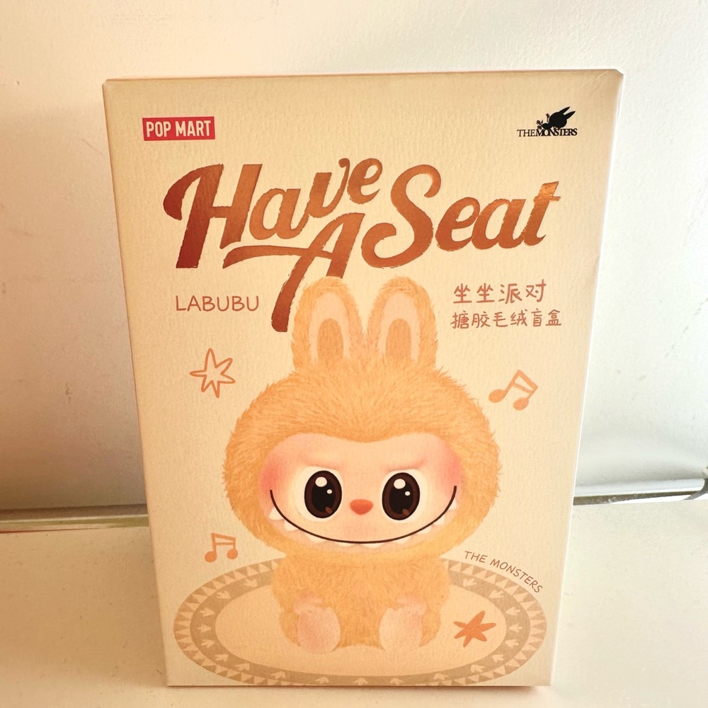 POP MART Labubu The Monsters Have A Seat Vinyl Face Blind Box New Sealed(Ququ)